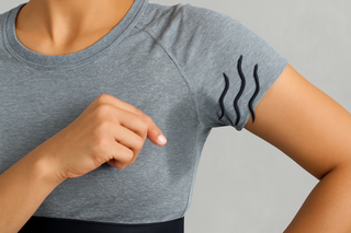 Remove underarm odour from clothes