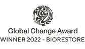 biorestore global change award winner logo 2022
